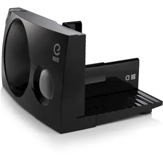 EUREL RS42 Allesschneider Elektrisch Schwarz – Klappbare Brotschneidemaschine mit Edelstahlklinge Ø170 mm – Schnittstärke 0–17 mm, BPA-frei, EcoDrive 80W Gleichstrommotor