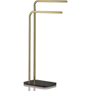 Kela Handtuchhalter LIRON, Metall mit Fuß aus Marmor