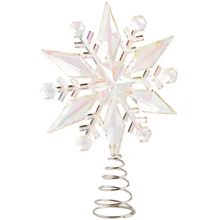 home&you Weihnachtsbaumspitze Lund 32x21cm, Gold, Weihnachtsdeko, Winter Christmas, Xmas, Christbaumspitze , Kunststoff , 32 cm , Dekoration, Weihnachtsdekoration, Christbaumschmuck, Christbaumspitzen