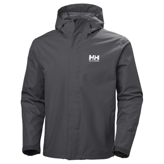 Helly Hansen Seven J Herren-Regenjacke, wasserdicht, winddicht, atmungsaktiv, 964 Anthrazit, XXL