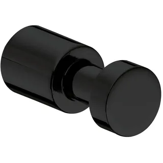 EMCO loft Haken 35 mm in Schwarz - geeignet als Handtuchhaken & Wandhaken- Stilvolle Wandbefestigung & einfache Wandmontage im Badezimmer