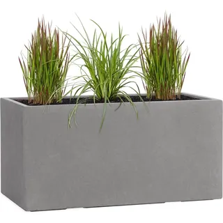 Pflanzwerk® Pflanzkübel Tub 30 cm x 60 cm x 30 cm Grau