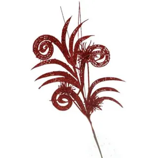 F.G.F. Import Export Linie BRILLER Zweig Colinea rot 40 cm 04615, Siehe Foto, Taglia Unica