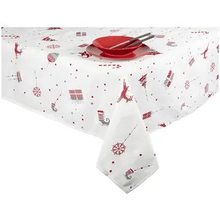 Excelsa Merry Christmas, rechteckig, 140 x 240 cm, Baumwolle