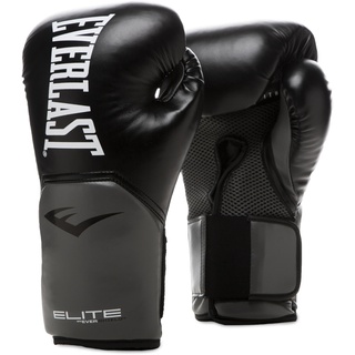 EVERLAST Unisex – Erwachsene Boxhandschuhe Pro Style Elite Glove Handschuhe Schwarz / Grau 8oz