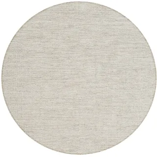 The CarPET Teppich »Boho Nature Wool«, rund, Natur Wool Handgewebter Wollteppich skandinavischen Boho-Look, Beige