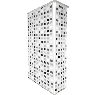 Kleine Wolke Eck-Duschrollo »Eck-Duschrollo« Breite 134 cm ausziehbar, 134 x 240 cm, grau