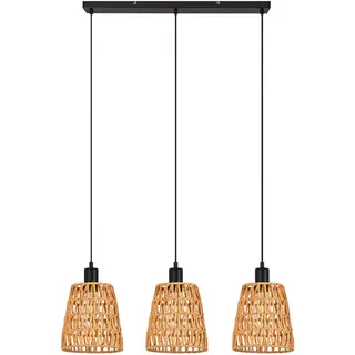 ZMH Pendelleuchte Benedict 70/56/120 cm , Braun , Metall , E27 , 56x120x70 cm , Lampen & Leuchten, Innenbeleuchtung, Hängeleuchten, Pendelleuchten