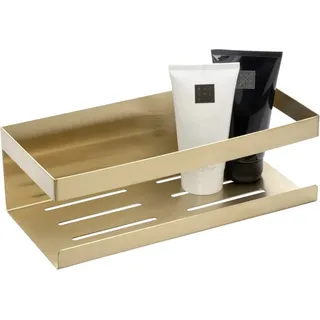 Schöner Wohnen Wandablage Meleto Gold aus Edelstahl