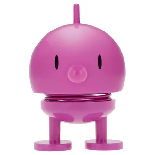 Hoptimist Bumble, Wackelfigur Deko Skandinavisch, Deko Wohnzimmer, Schreibtisch Deko, Büro Gadgets, Tolle Kleine Geschenke, 4,5 x 5,8 x 7,6 cm, Small, Pink