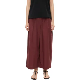 s.Oliver Damen Culotte – Wide Leg, Popeline, Falten