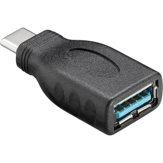 goobay USB-C auf USB-A Adapter Schwarz