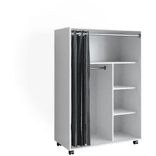 Vicco Doros Kleiderschrank 100 x 146,6 x 50 cm Weiß