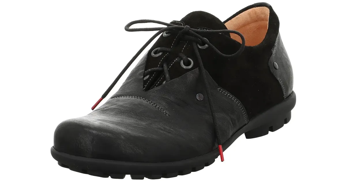 THINK! Herren Kong Nachhaltige, Leder Gefütterte Schnürhalbschuhe, 0000