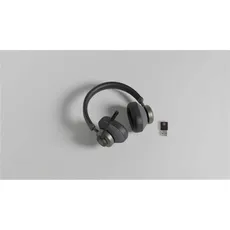 Bild Tilde PRO-C+D Plus Dongle Incl Headset Wired & Wireless Head-band Calls/Music USB Type-C (Kabelgebunden, USB-C), Office Headset, Grau