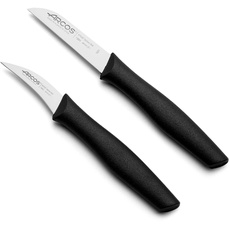 Arcos Serie Nova - Paring Messer Set - Klinge Nitrum Edelstahl - HandGriff Polypropylen Farbe Schwarz