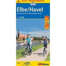 ADFC-Regionalkarte Elbe/Havel Magdeburg 1:75.000