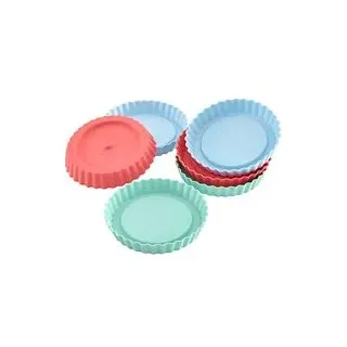 LURCH Tartelettformen FLEXI®FORM rund Silikon 83016 Ø 12,1 cm, 6 St.