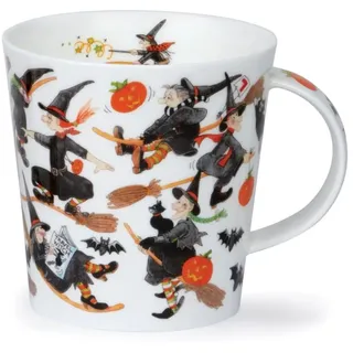 Dunoon Caingorm Halloween-Besenstiele aus feinem Knochenporzellan, 0,48 l, Hexenbesen