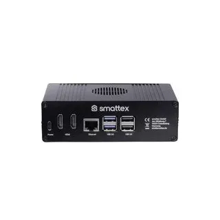 Smattex Raspberry Pi® 4 B 16 GB inkl. Gehäuse, inkl. Netzteil, inkl. Kühlkörper, inkl. Noobs OS