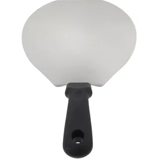 MAGICLULU Pizzaschaufel Aus Edelstahl Mit Kunststoffgriff Pizzaheber Zum Heben Und Umfüllen Von Pizza Kuchen Und Torten Runder Kuchenspatel Für Backofen Grill Und Küche Mit Aufhängeloch