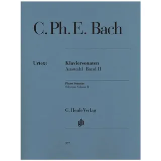 Henle G. Verlag Carl Philipp Emanuel Bach / Klaviersonaten, Auswahl, Band II