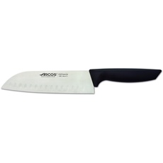 Arcos Serie Niza - Santoku Messer Messer Asiatischer Art- Klinge Nitrum Edelstahl 180 mm - HandGriff Polypropylen Farbe Schwarz