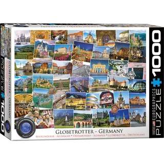 1000 Teile Puzzle - Puzzle - Traumziele in Deutschland + DeLuxe 3er Set Puzzle Zubehör
