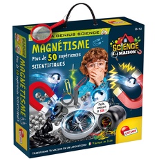 Lisciani – I'm A Genius Magnetismus – über 50 wissenschaftliche Experimente auf Magnetismus und Magnetfeldern – Lernspiel für Kinder im Alter von 7, 8, 10, 12 Jahren