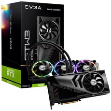 EVGA GeForce RTX 3090 Ti FTW3 ULTRA HYBRID GAMING, 24G-P5-4988-KR, 24GB GDDR6X, iCX3, HYBRID Cooler, ARGB LED, Backplate, Free eLeash