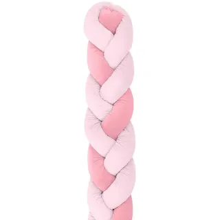 Kikkaboo Geflochtener Schutz 3 Zöpfe 210 Cm 20 Cm - Pink - One Size