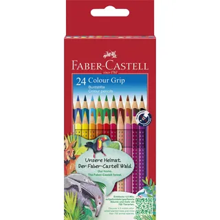 Faber-Castell Buntstift Colour Grip 24 St. mehrfarbig