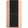 Eckschrank Barcelona 78 x 193 x 78 cm Braun