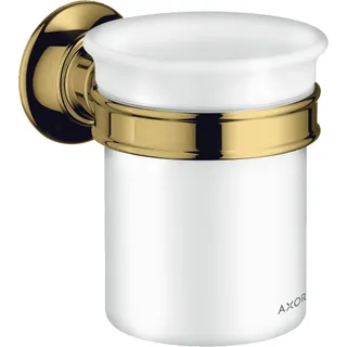hansgrohe AXOR Montreux Zahnputzbecher, 42134990, Farbe: Polished Gold Optic