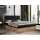 MKS Boxspringbett 160x200 mit Bettkasten Polsterbett 160x200 mit Matratze H4 Boxspringbett 160x200 mit Kopfteil Boxspringbett mit Massivholz Schwarz Kunstleder H4 Schwarz