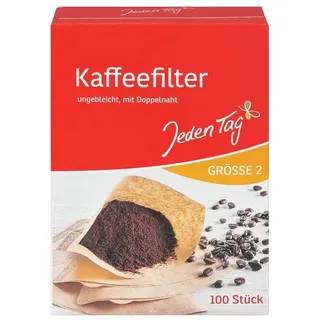 Jeden Tag Kaffeefilter Größe 2 100 St.