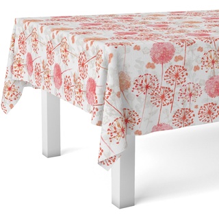 Martina Home Wachstuchtischdecke Freda, 250 x 140 cm, Rot