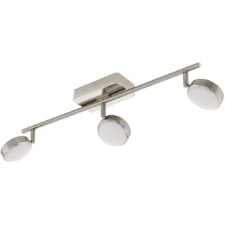 EGLO Corropoli-C 3-flg. Nickel matt, weiß