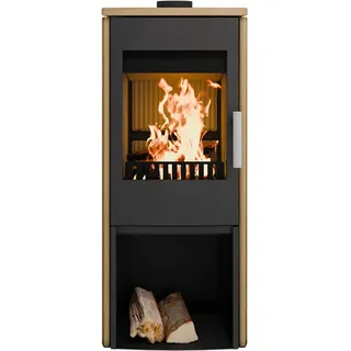Haas+Sohn Kaminofen Naturstein Schwarz 6 kW mit Automatik