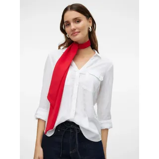 Vero Moda Linn Bumpy Langarmhemd Weiß L