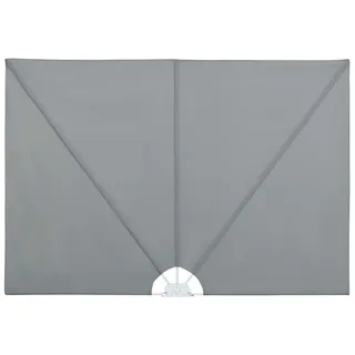 vidaXL Faltbarer Terrassen-Seitenfächer Grau 240 × 160 cm - Grau