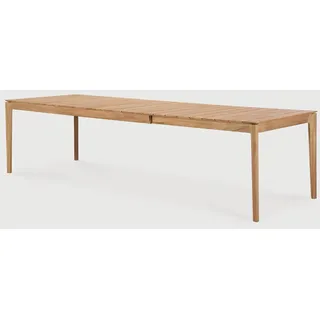 Ethnicraft Bok Gartentisch ausziehbar Teak natur 200/300x100 cm