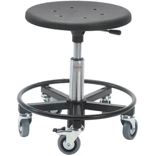 Global Roller stool sigma 400rs with footring base - seat height 32-39 cm