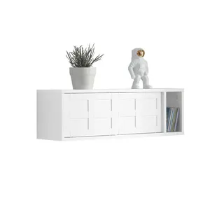 SoBuy Wandgarderobe 75 x 23 x 20 cm Weiß