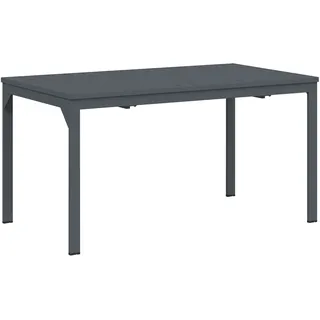 vidaXL Ausziehtisch 180 x 80 x 76 cm Anthrazit/Grau