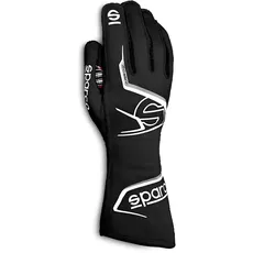 Sparco Pfeil EVO RG-7 Handschuhe GRÖSSE 10 WH, Schwarz