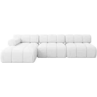 altdecor Eckcouch Polyester 5-Sitzer Weiß
