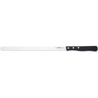 Giesser seit 1776 - Made in Germany - Lachsmesser genietet Classic, 31 cm, schwarz, rostfrei, scharfes Aufschnittmesser rutschfest, spülmaschinengeeignet