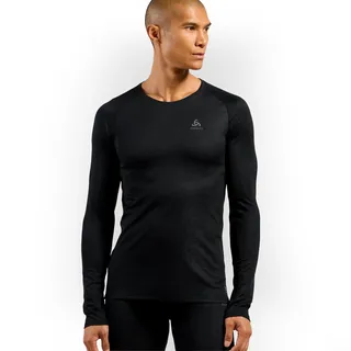 Odlo Unterhemd Herren Langarm Active F-Dry Light I Funktionsshirt I Funktionsunterwäsche
