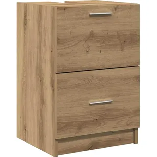 vidaXL Badezimmerschrank Artisan-Eiche 40 x 37 x 59 cm Holzwerkstoff - Braun
